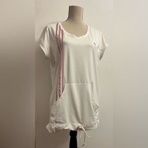 Adidas Women’s Climacool Shirt XL White Pink